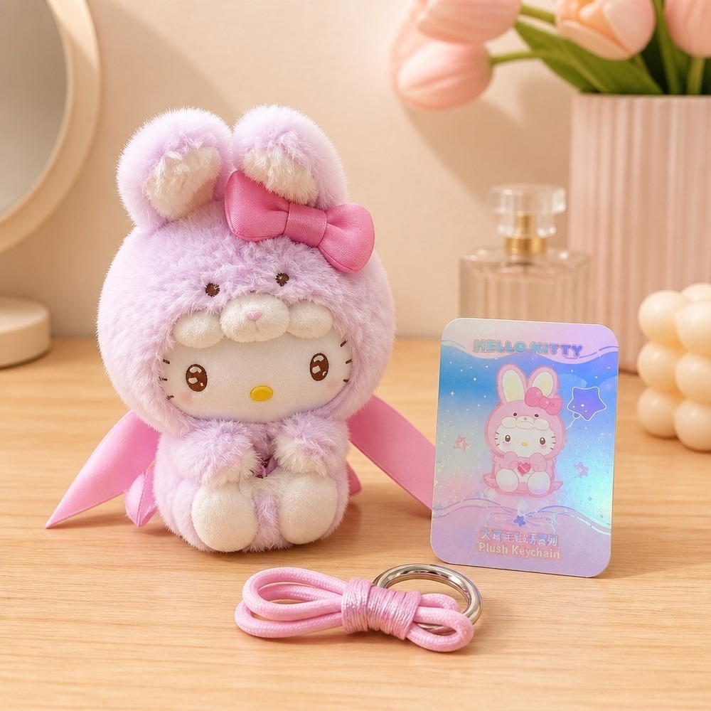 Sanrio TOP TOY Hello Kitty Pinky Diamond Bunny Baby Plush Figure with Card